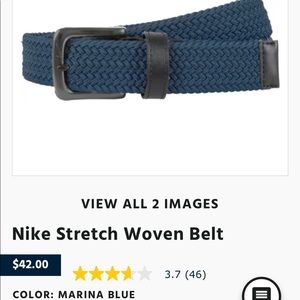 Nike Stretch Woven belt - Blue/Navy